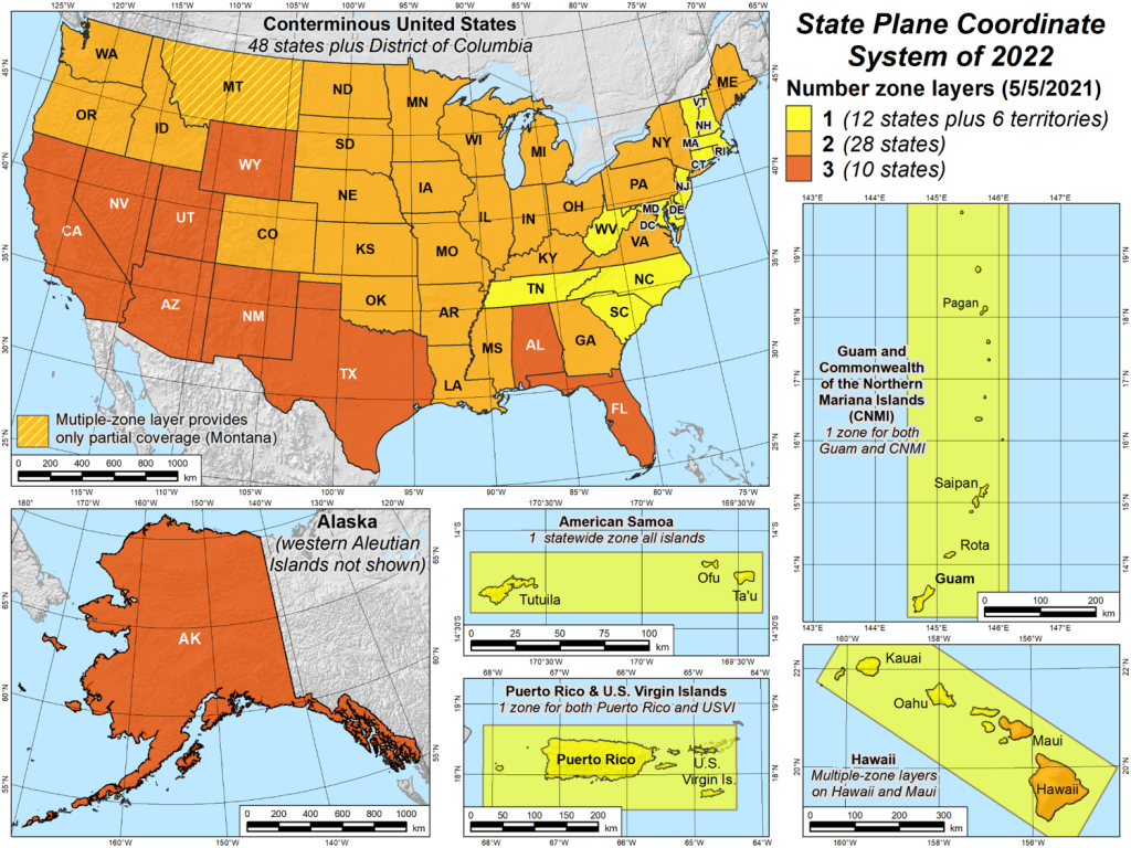 Update on State Plane Coordinate System 2022 – State Cartographer's ...