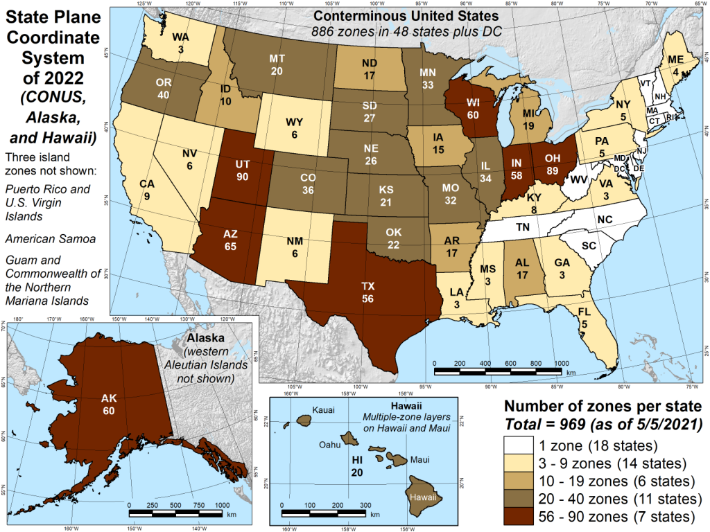 Update On State Plane Coordinate System 2022 State Cartographers Office Uwmadison 7374