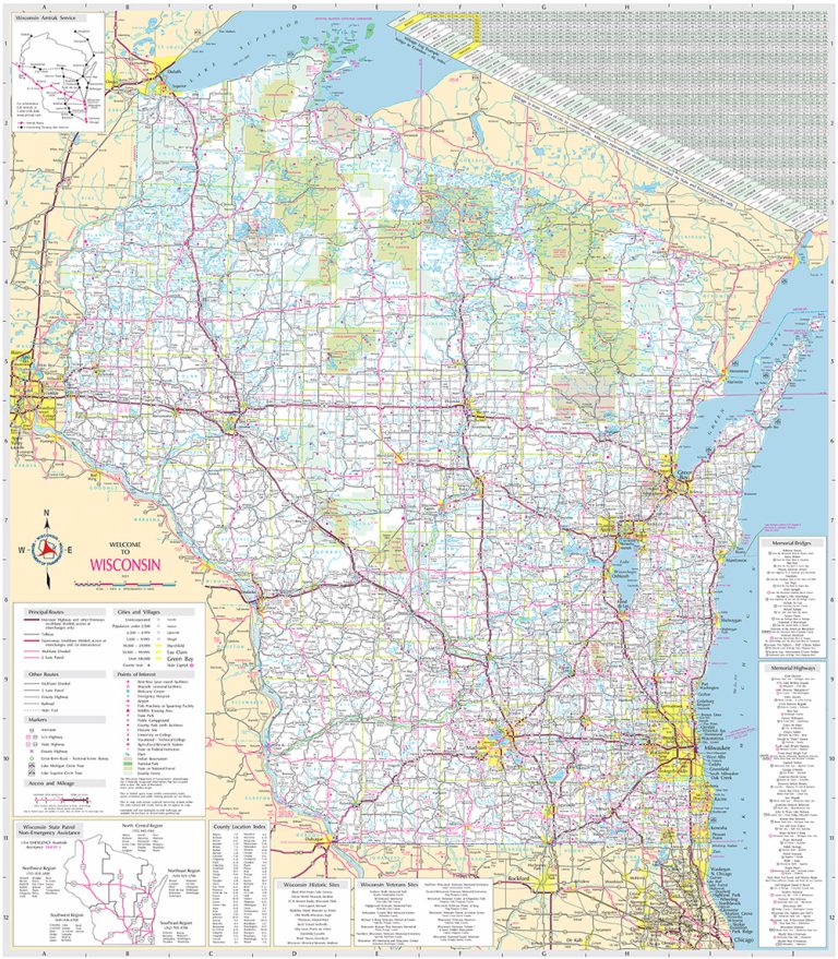 Wi State Highway Map 768x879 